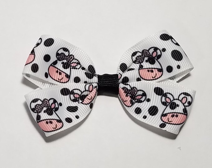 3" Cow Print Hair Bow *CLEARANCE*