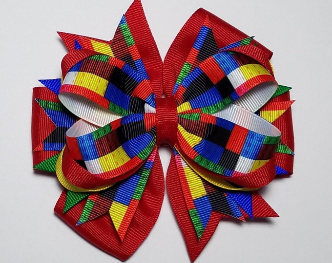 5" Building Block OTT Hair Bow