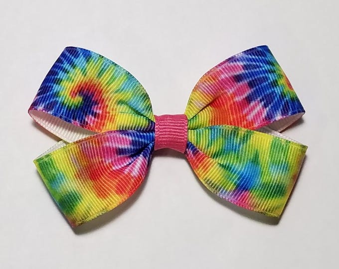 3" Tie Dye Hair Bow