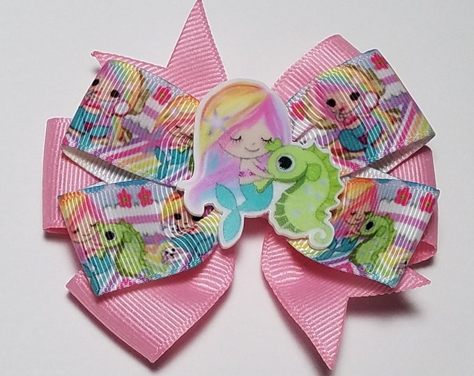 3.5" Mermaid Hair Bow *CLEARANCE*