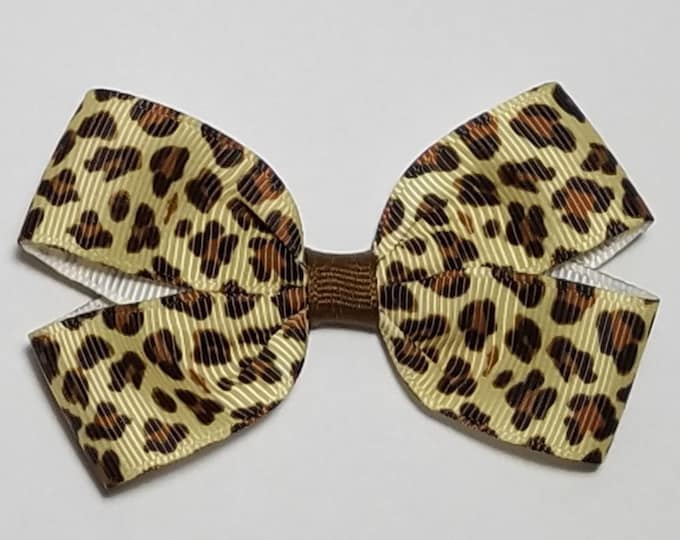 3" Leopard Hair Bow