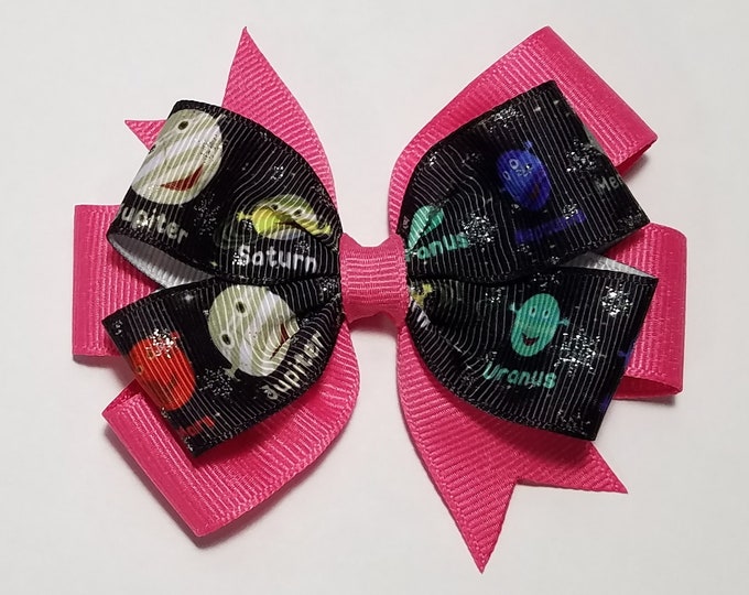 3.5" Planet Hair Bow