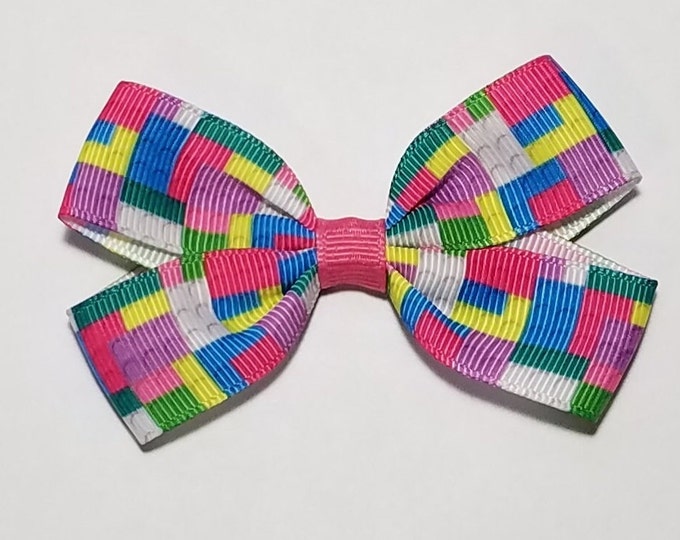 3" Building Blocks Hair Bow