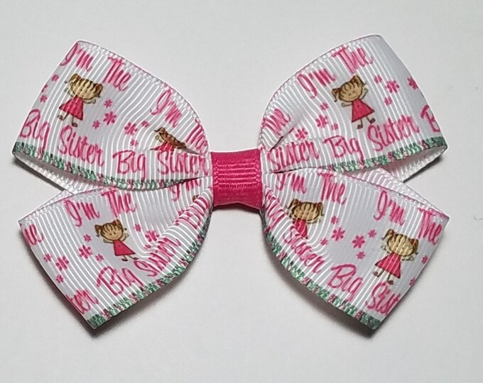 3" Big Sister Hair Bow