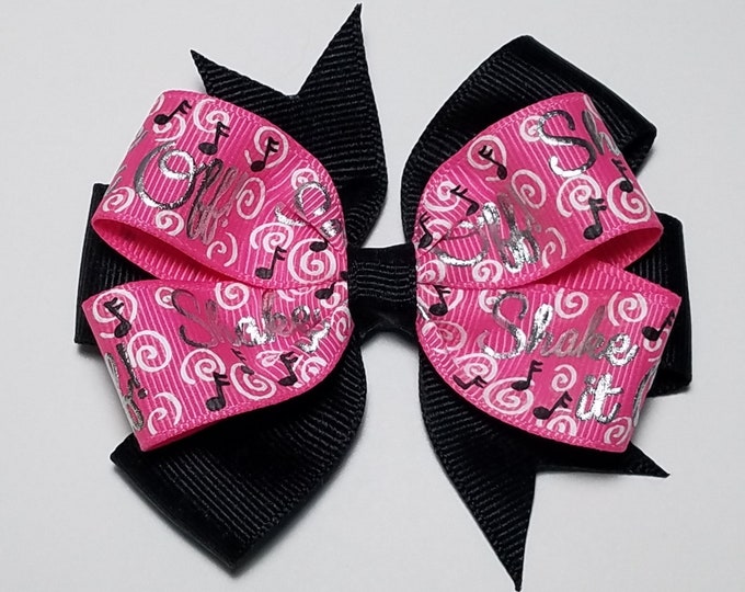 3.5" Shake It Off Hair Bow *CLEARANCE*