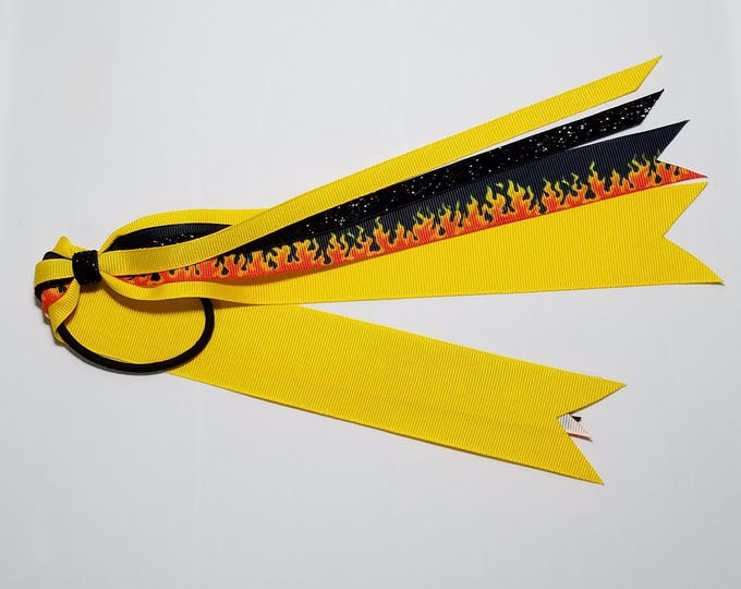 Fire Flames Ponytail Streamer *CLEARANCE*