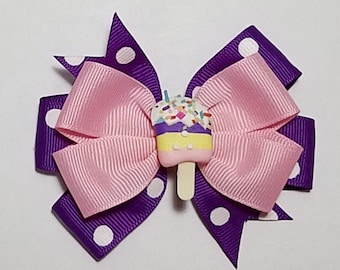 3.5" Ice Cream Hair Bow *CLEARANCE*