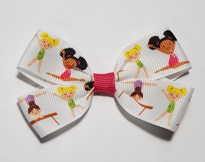 3" Toddler Tumbling Gymnastics Hair Bow
