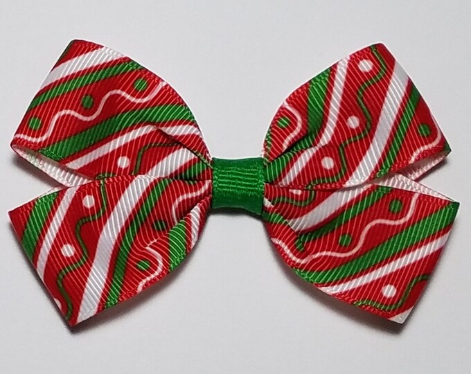 3" Christmas Hair Bow