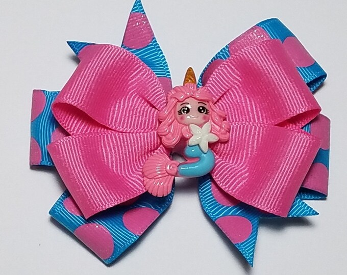 3.5" Mermaid Hair Bow