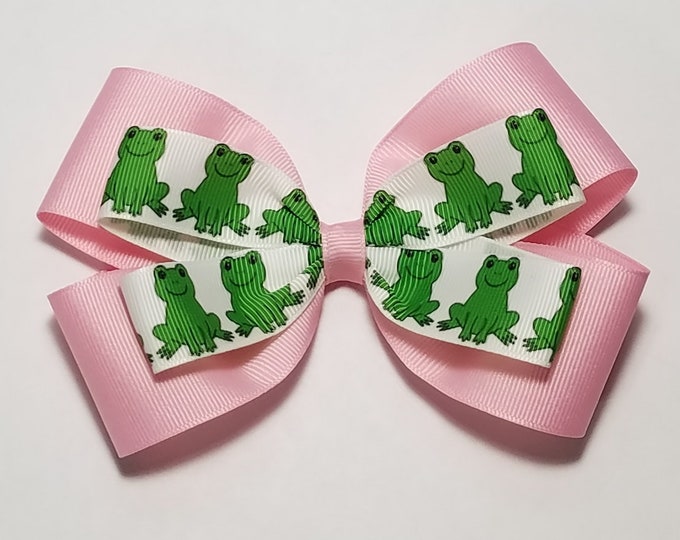 5" Frog Hair Bow *You Choose Solid Bow Color*