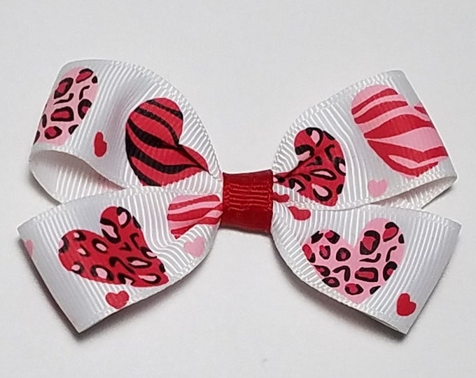 3" Heart Hair Bow