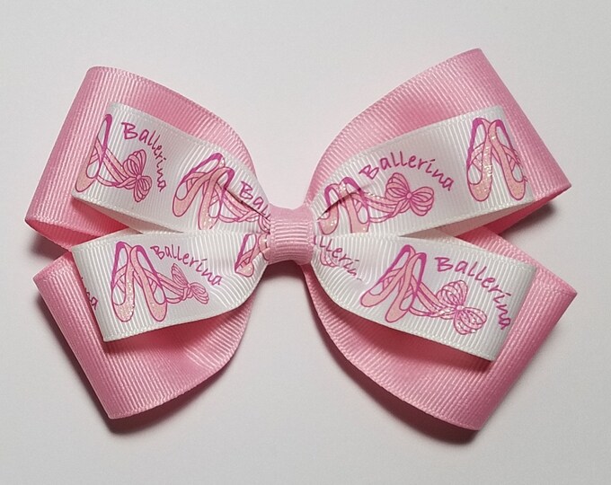 5" Ballerina Hair Bow *You Choose Solid Bow Color*