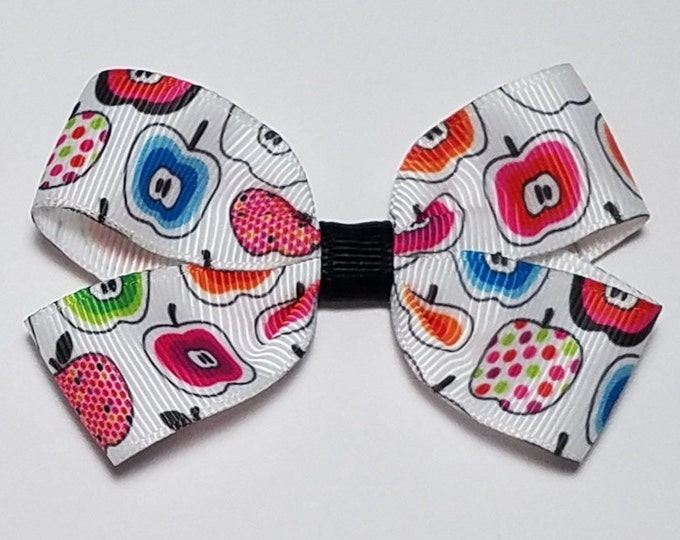 3" Apple Hair Bow