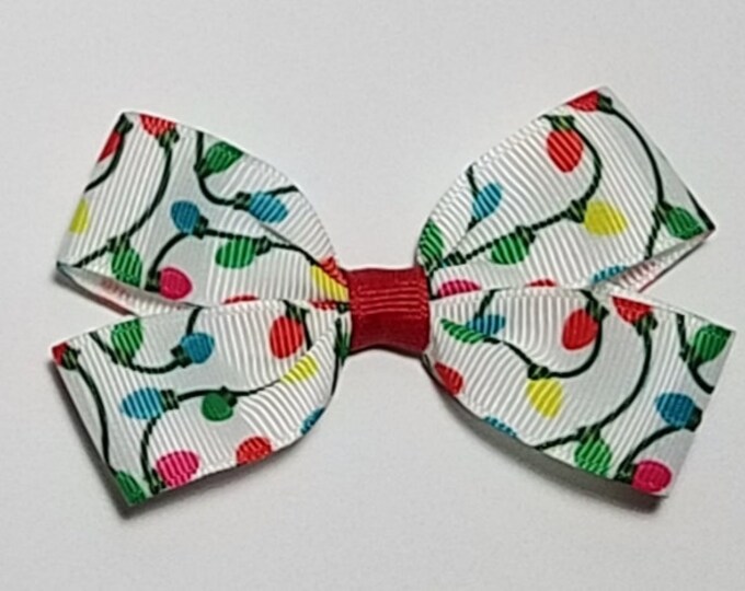 3" Christmas Lights Hair Bow