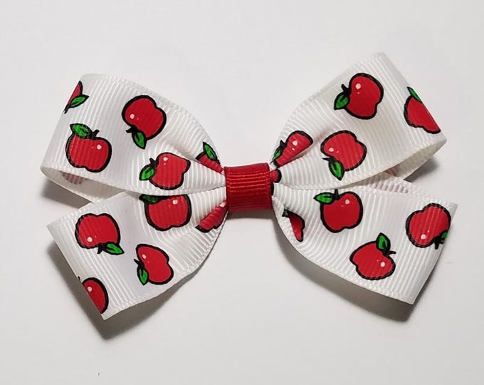 3" Apple Hair Bow