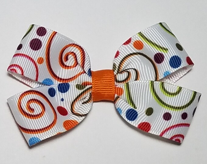 3" Rainbow Swirl Hair Bow *CLEARANCE*