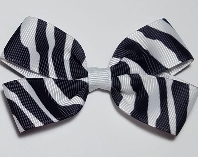 3" Zebra Hair Bow