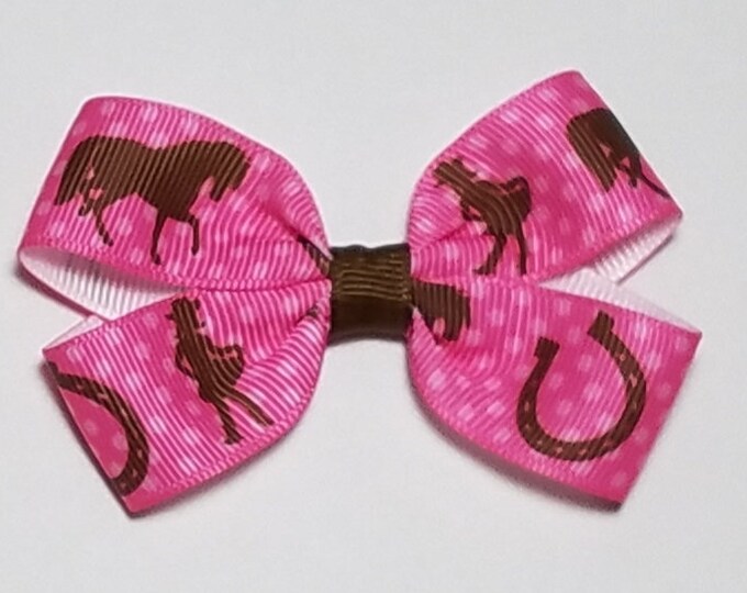 3" Cowgirl Horse Hair Bow *CLEARANCE*