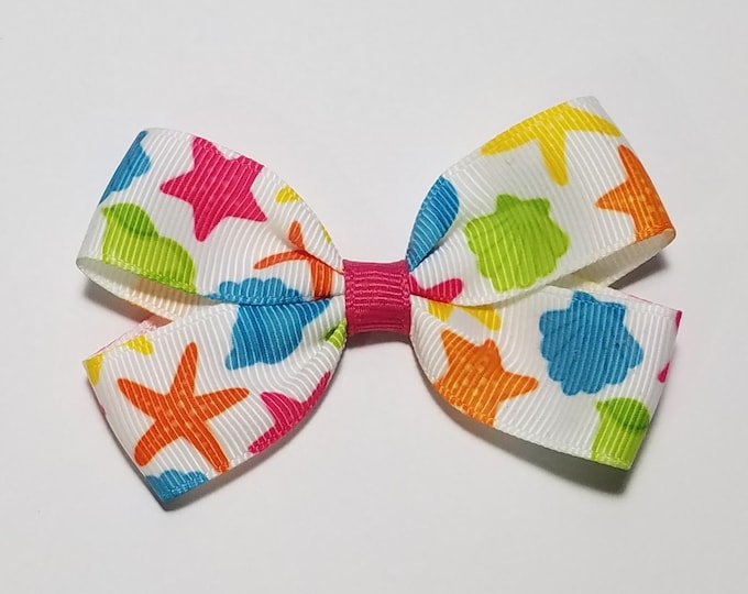 3" Seashell Hair Bow