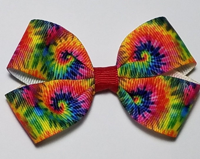 3" Tie Dye Hair Bow