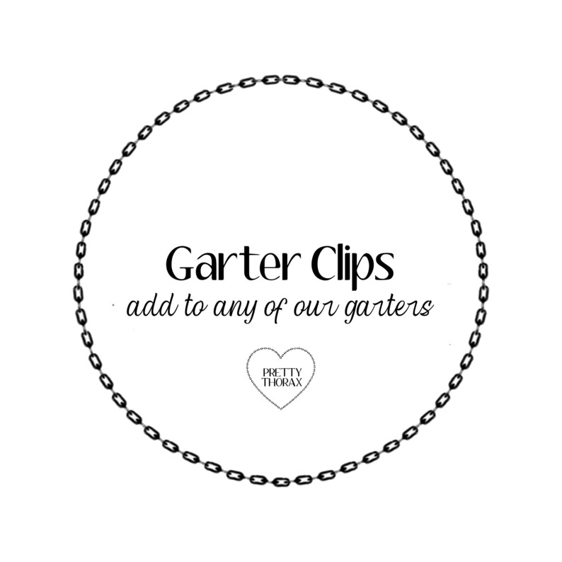 Add suspender clips to any of our garters image 1