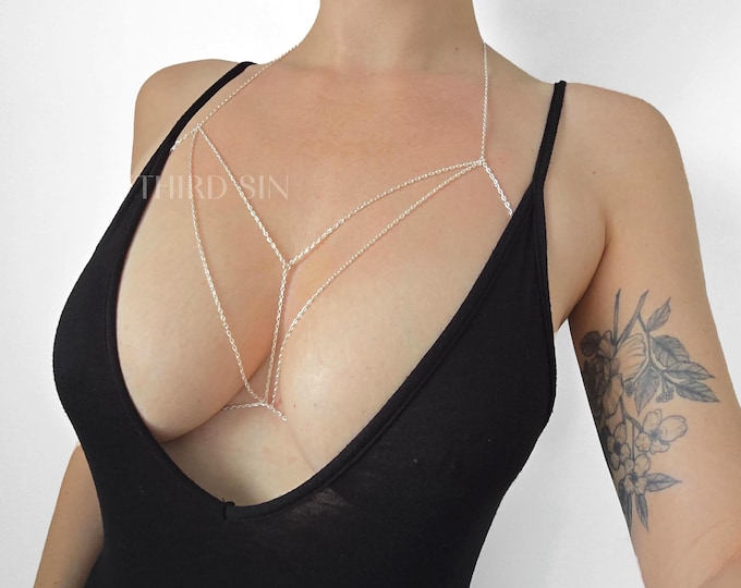 KISMET | Body Chain, Jewellery Accessory in Silver, Gold & Rose Gold (IRON ALLOY)