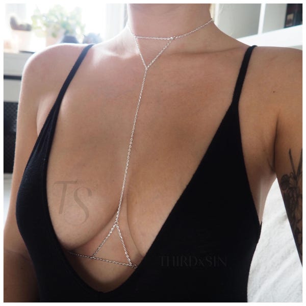Giza Body Chain | Minimalist Iron Alloy Jewellery, Silver, Gold, Rose Gold