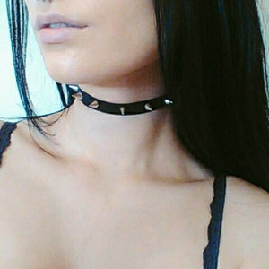 Deadly Choker - Studded Necklace, Goth Fashion Accessories, Size Inclusive and Adjustable Costume Jewellery