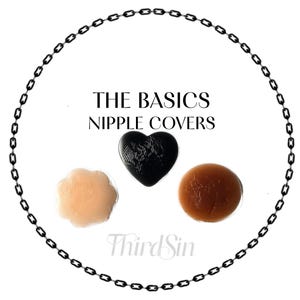 Reusable Pasties, Nipple Covers, Self-Adhesive Silicone 1 PAIR