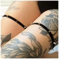DEADLY | Studded Garters, Goth Alternative Accessories, Lingerie for Women, Single or Pair