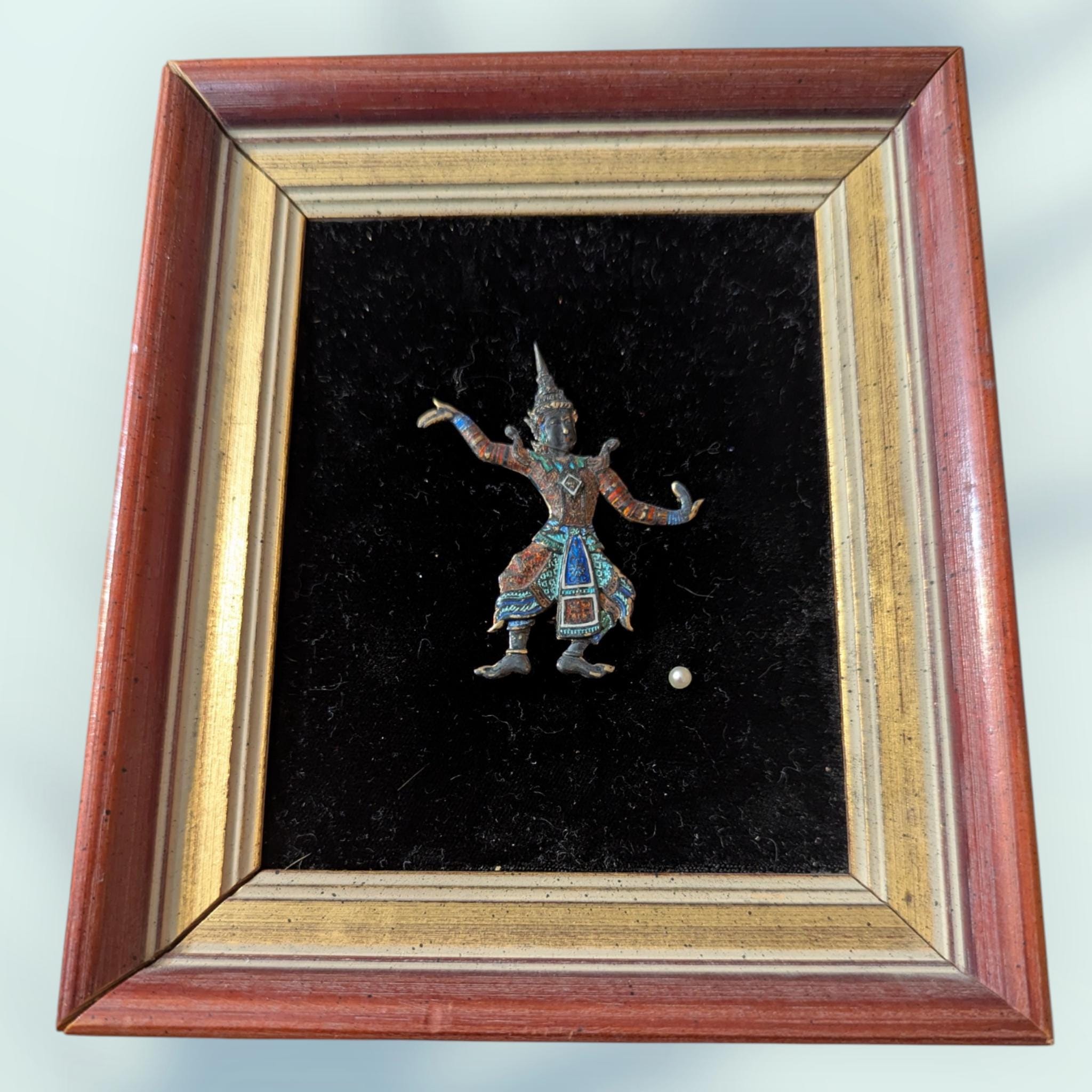 Thai Dancer Framed - Etsy
