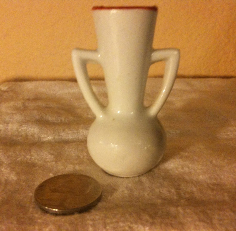 Toothpick holder miniature vase Made in Occupied Japan with Etsy