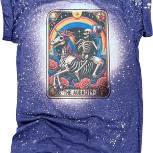 The Audacity Tarot Card Bleached Tee