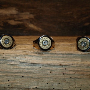 Handmade Stainless Steel 44 Magnum Bullet Ring