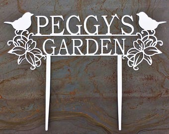 Custom Metal Garden Stakes | Custom Garden Sign | Mother's Day Gift | Gift For Mom | Gift For Grandma