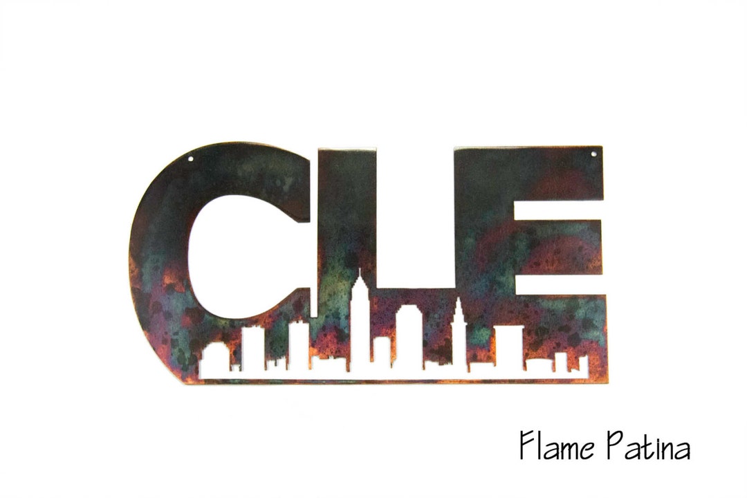 Cleveland, CLE Skyline - Etsy