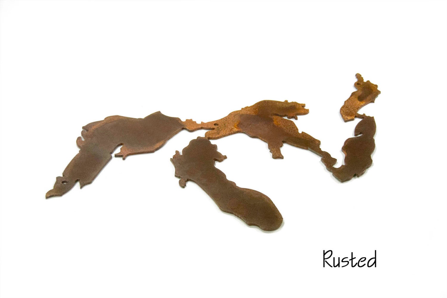 Great Lakes Metal Wall Art | Michigan Art | Lake Michigan