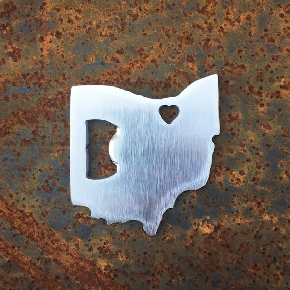 Ohio Bottle Opener | Stocking Stuffer | Novelty Gift | Ohio Gift