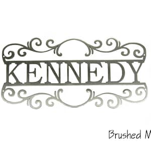 Custom Metal Name Sign | 11th Anniversary Gift | Custom Wedding Gift