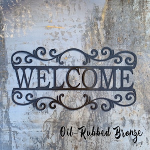 Welcome Sign | Metal Sign | Housewarming Gift | Unique Gift | Metal Welcome Sign | Outdoor sign | Hostess Gift