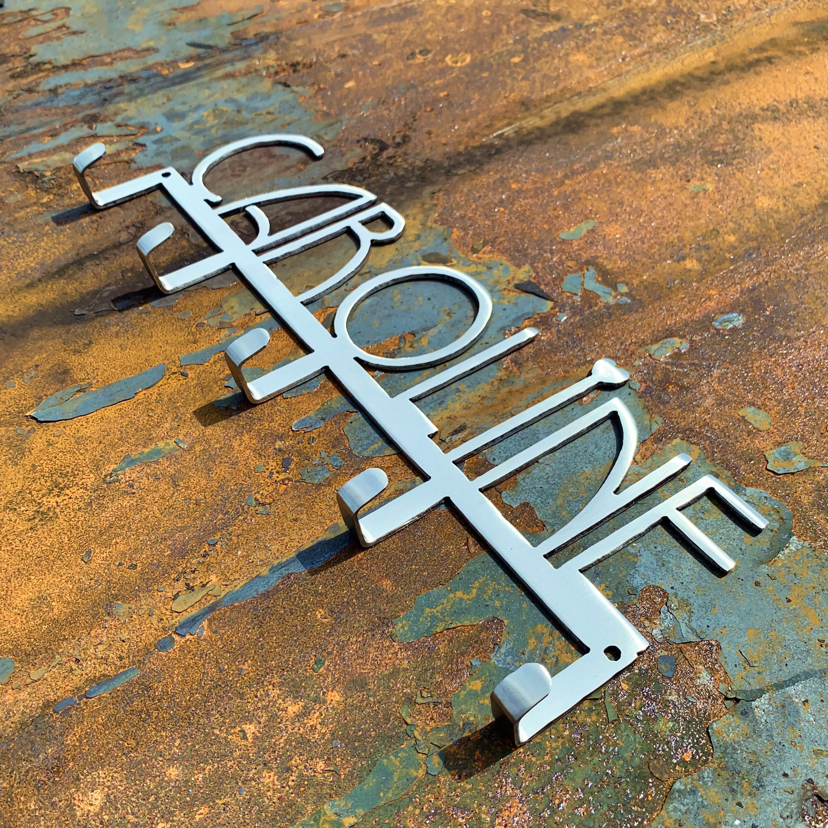 Personalized Coat Hooks Metal Wall Hanging Hooks Custom Nursery