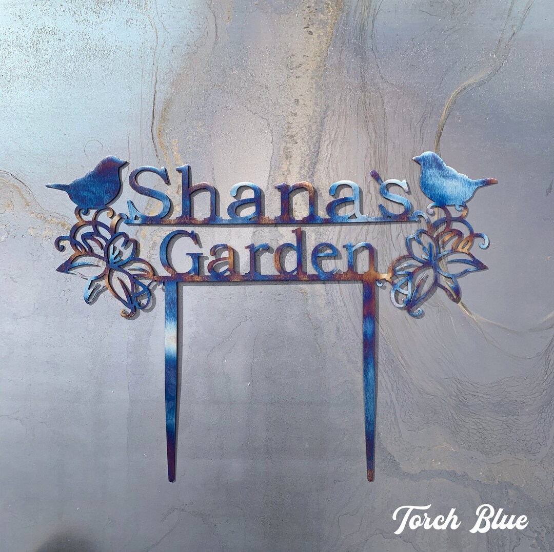 Custom Metal Garden Stakes Custom Garden Sign Mother's Day Gift Gift