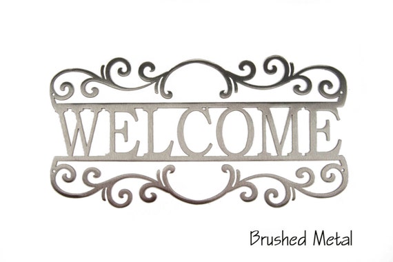 Welcome Sign | Metal Sign | Housewarming Gift | Unique Gift | Metal Welcome Sign | Outdoor sign | Hostess Gift