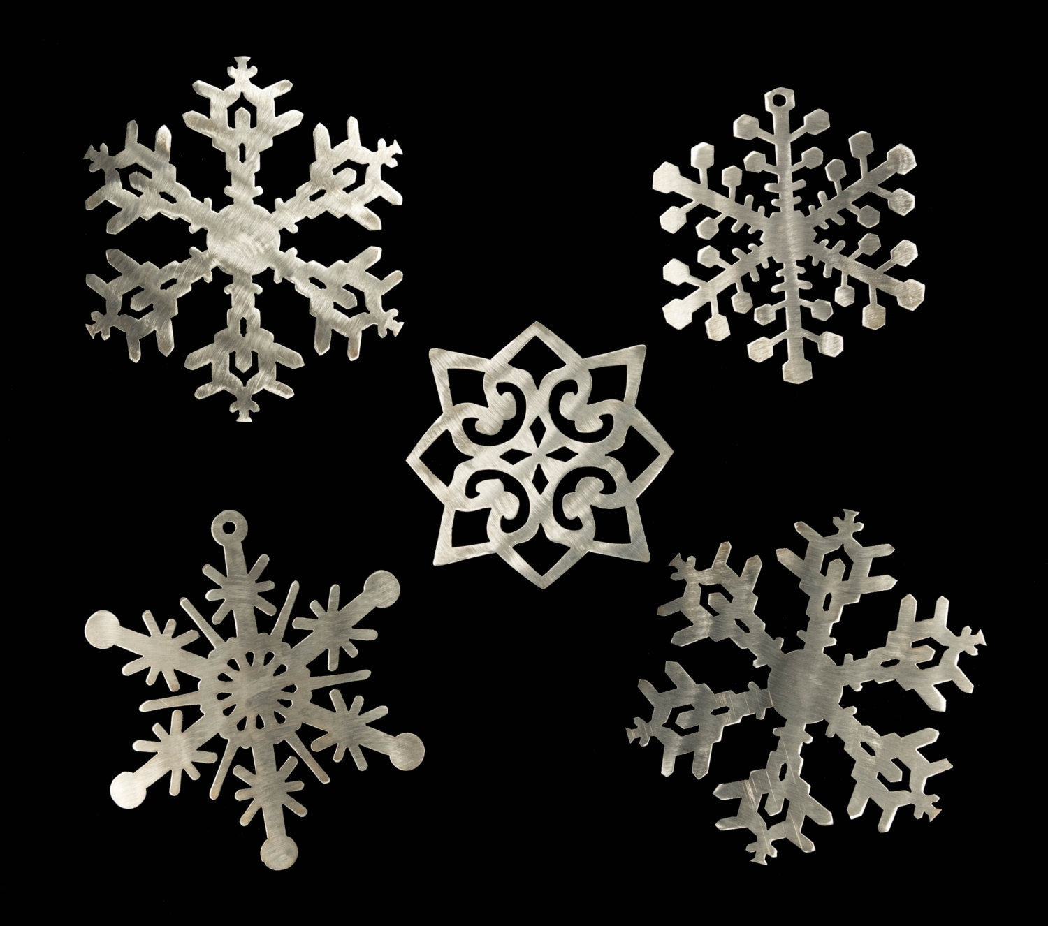 American Crafts Art Stencils American - Snowflake Copper Metal