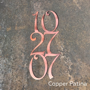 Custom Steel Anniversary Dates | 11th anniversary gift | Custom Wedding gift | Personalized Anniversary Gift