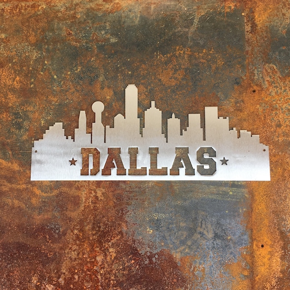 Dallas Skyline- Metal