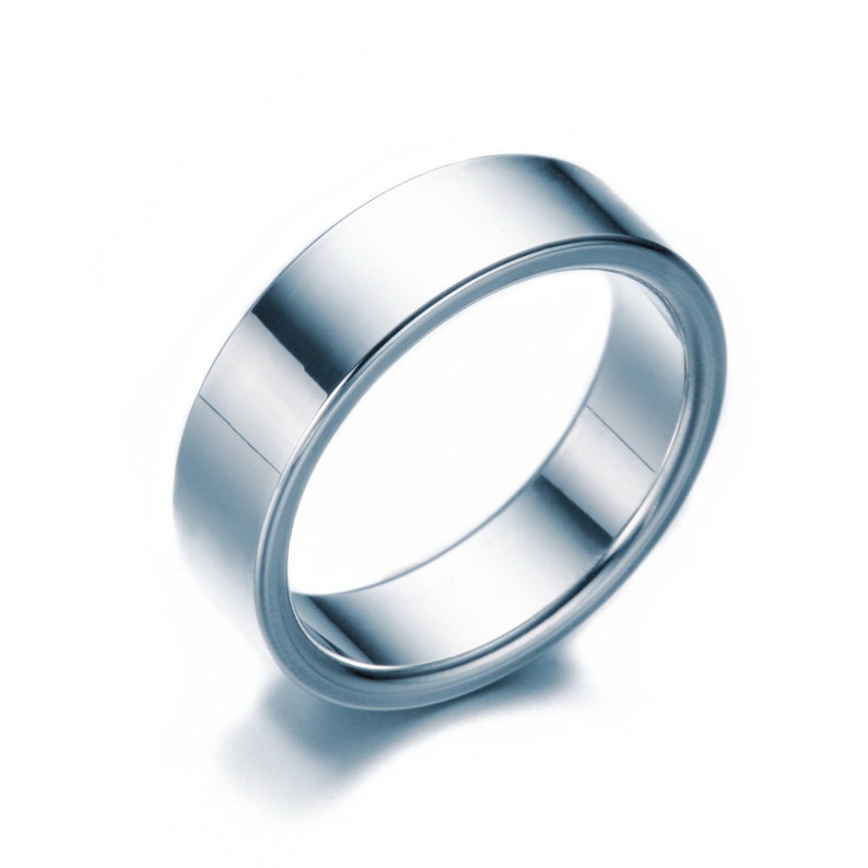 Wedding Ringswedding rings from 925 silver 6 mm wide