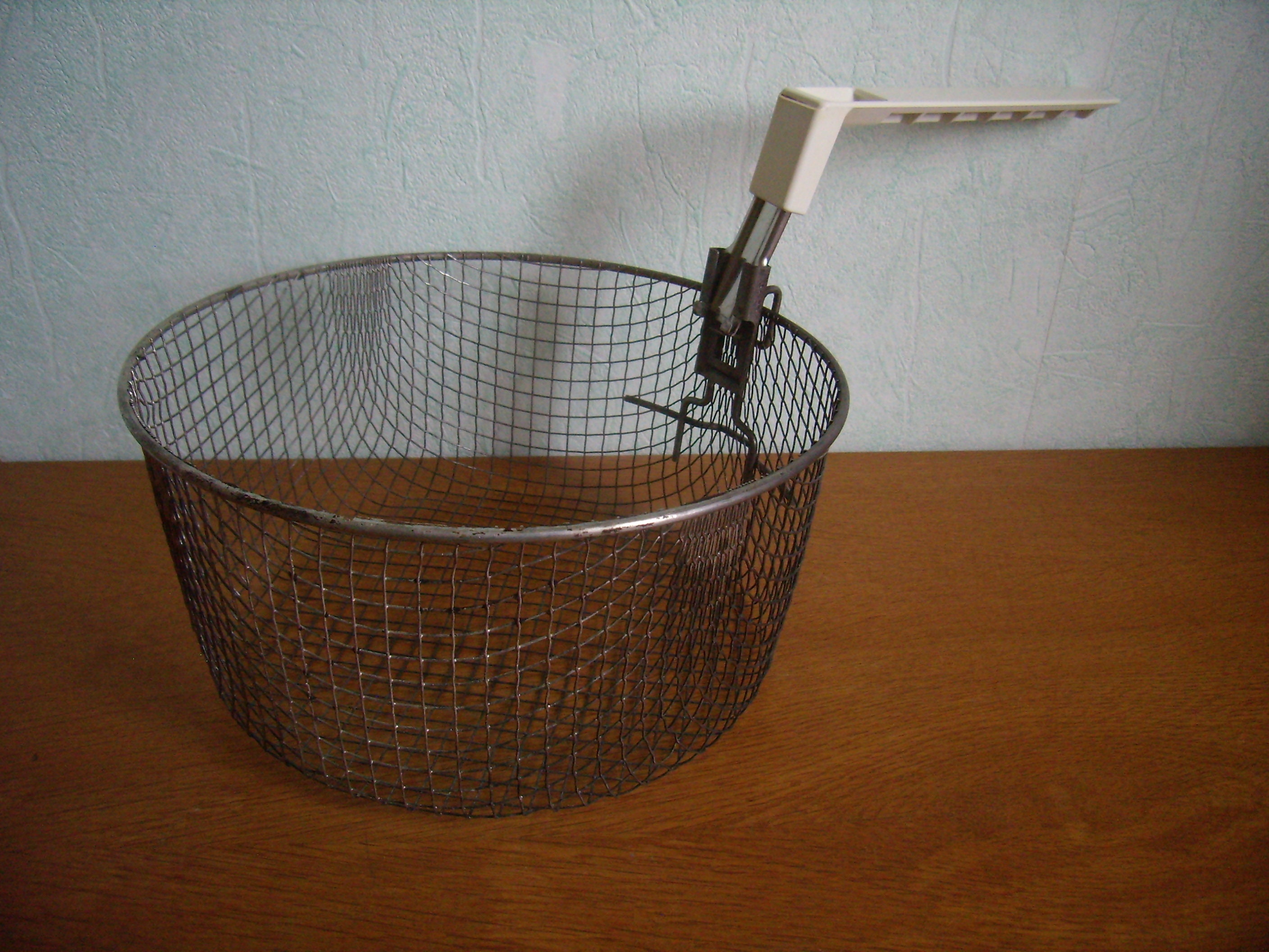 Vintage Français, Panier Fil de Fer, Profond, Oeufs, à Frire, Accessoire Photographie Alimentaire