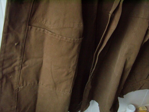 années 1960, français veste travail imperméable brun,veste train, conducteur de train, brun,veste taille L/XL e93379 années 1960, français veste travail imperméable brun,veste train, conducteur de train, brun,veste taille L/XL e93379